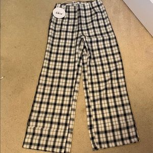 Princess Polly Euros Pants Black/White